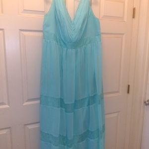 Spa color David's bridal dress